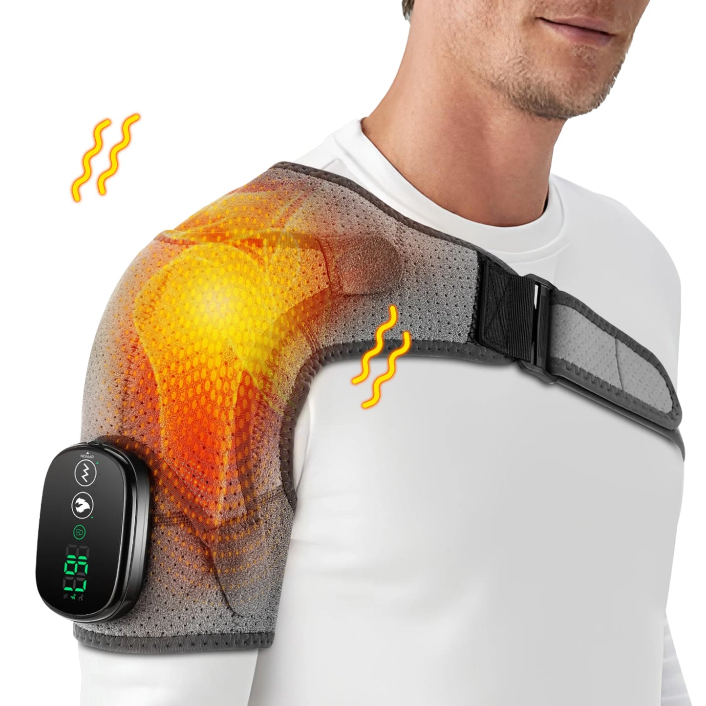 Soothing Heat  Vibration Shoulder Massager™