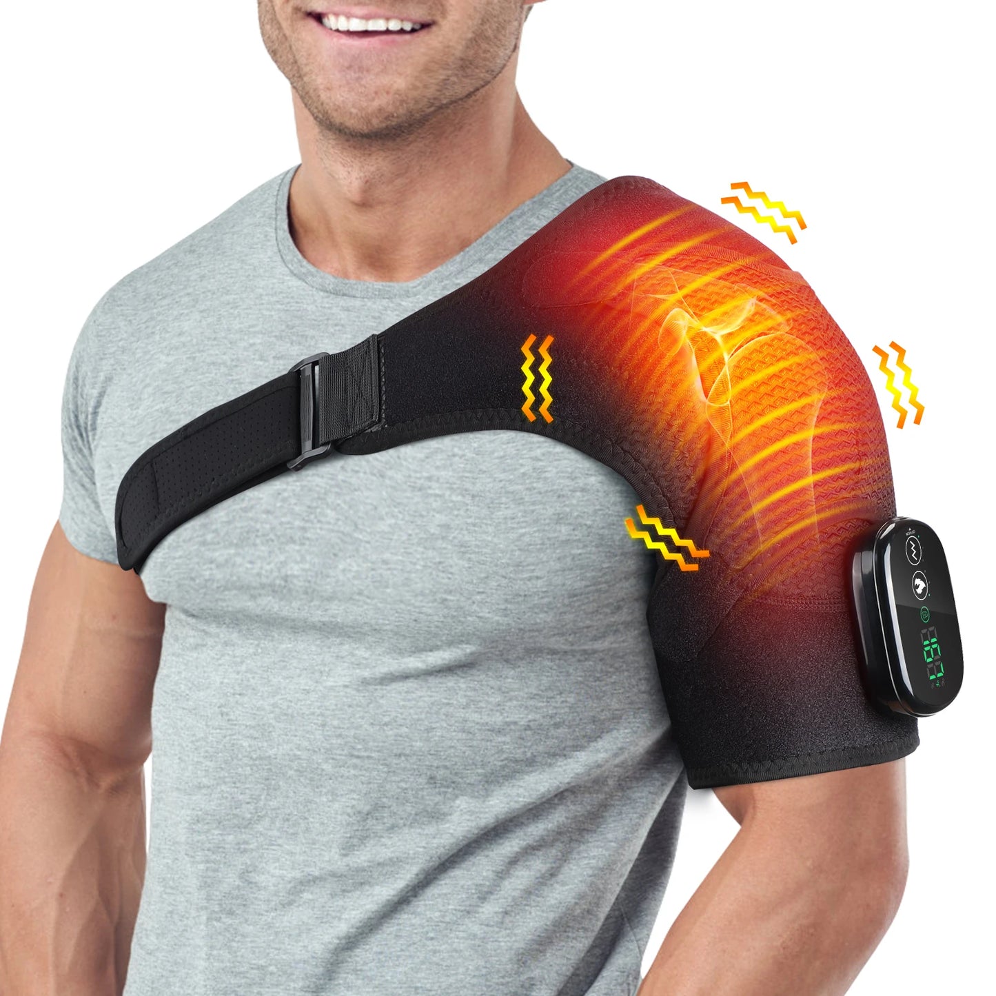 Soothing Heat  Vibration Shoulder Massager™