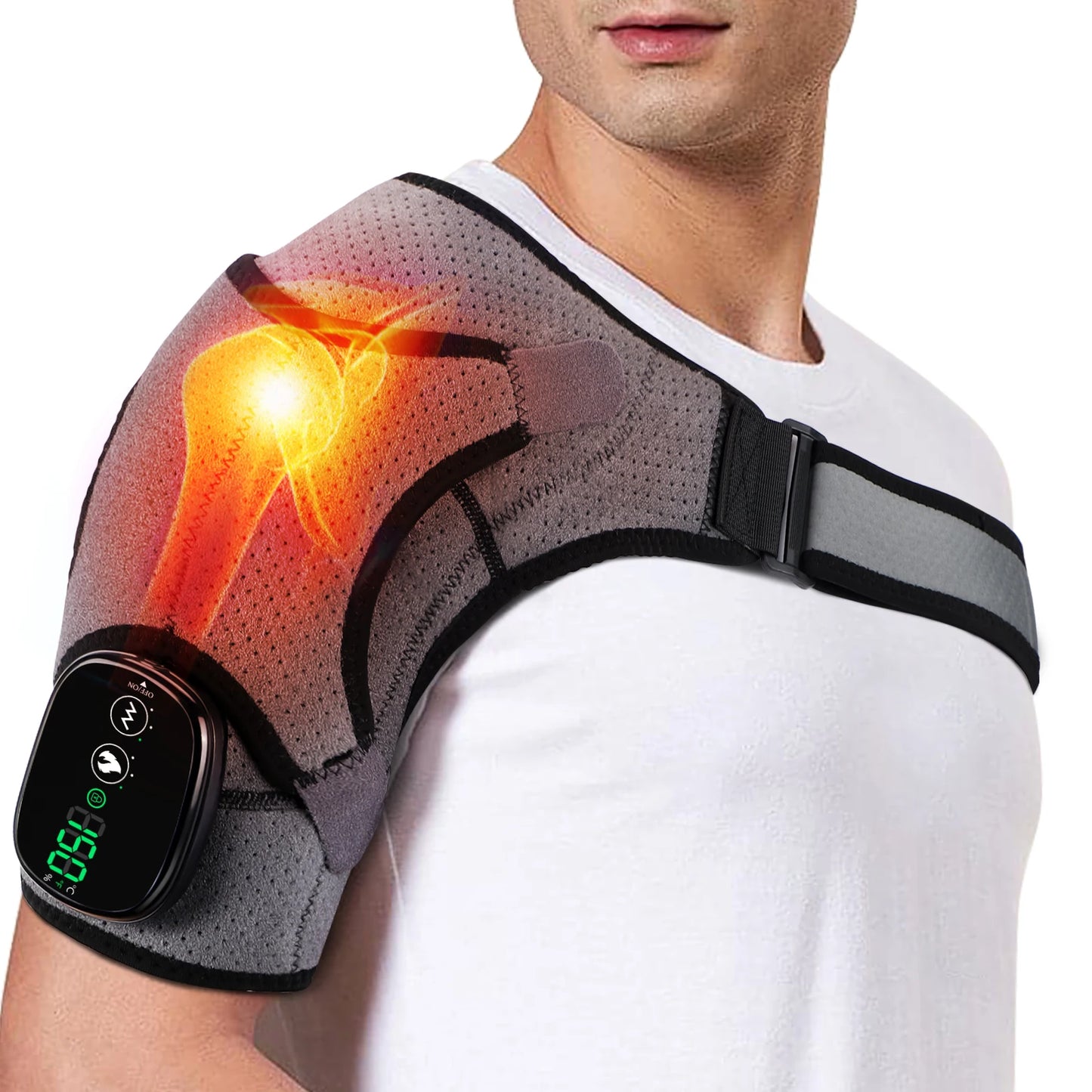 Soothing Heat  Vibration Shoulder Massager™