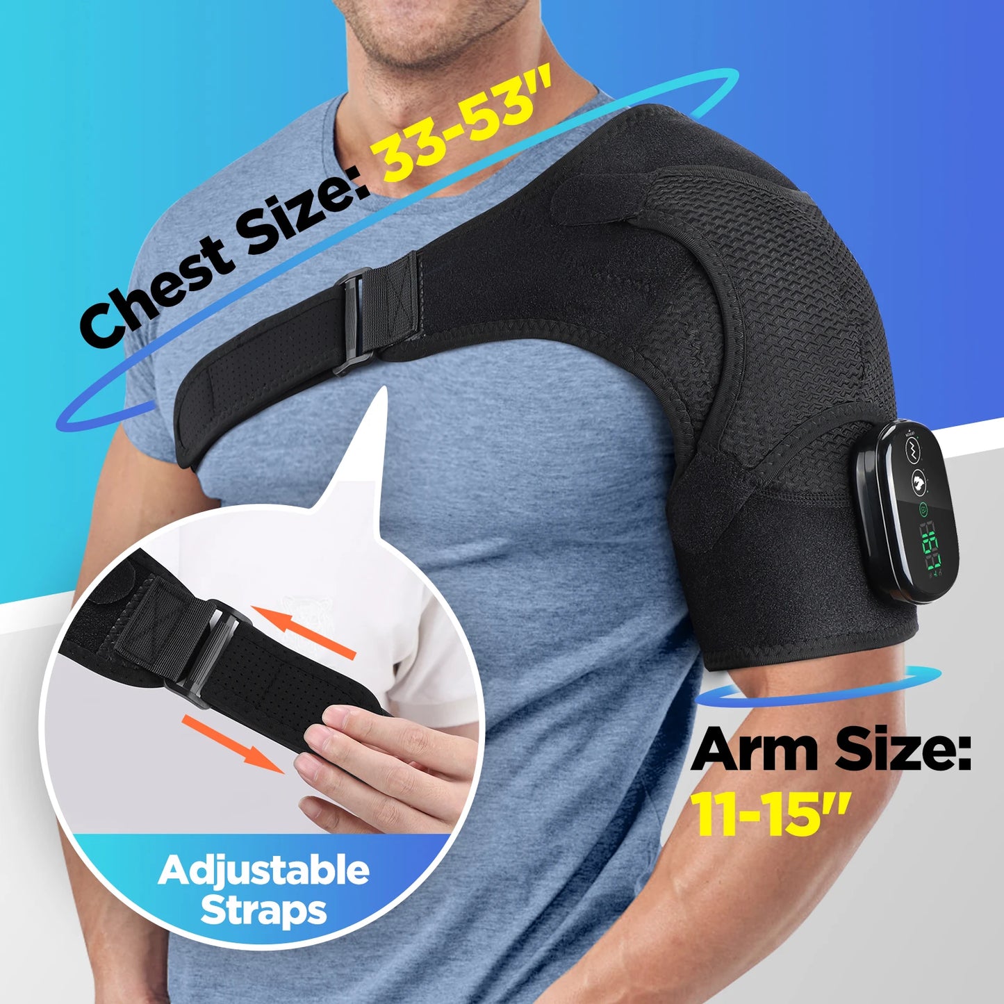 Soothing Heat  Vibration Shoulder Massager™