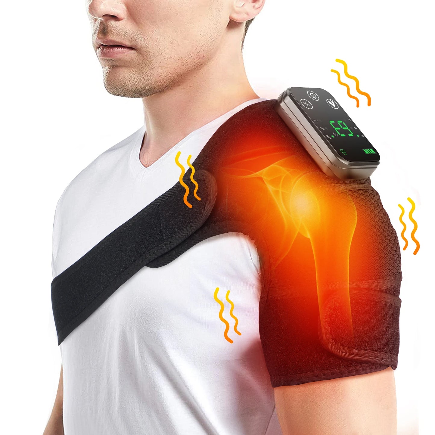 Soothing Heat  Vibration Shoulder Massager™