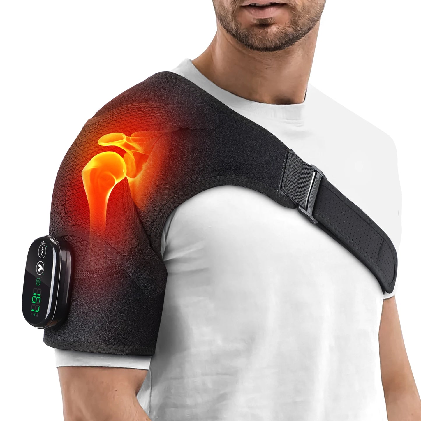 Soothing Heat  Vibration Shoulder Massager™