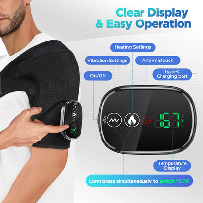 Soothing Heat  Vibration Shoulder Massager™